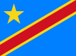 Flagge Demokr.  Republik Kongo