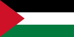 Flagge Palästinensische Gebiete