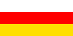 Flagge Südossetien